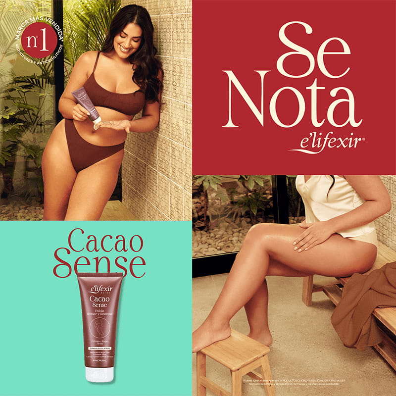 Cuadricula se nota cacao sense Cuadricula campaña se nota cacao sense con lorena duran