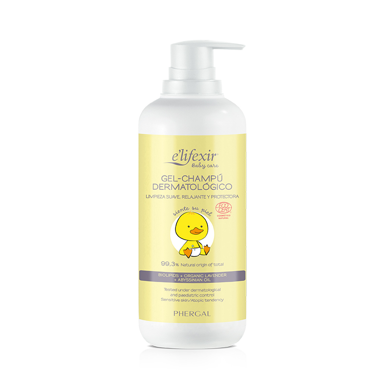Gel de ducha y champú para niños - apto para piel y cabello de las pieles  más sensibles