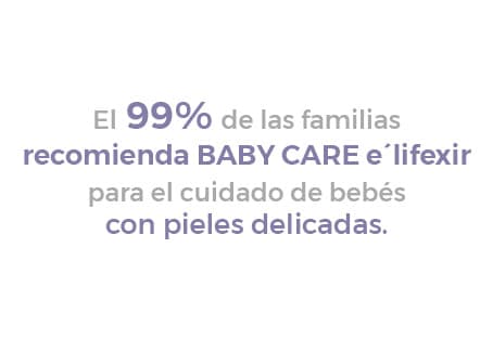 El 99% de las familias recomienda Baby Care de Elifexir