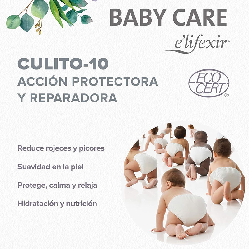 Culito 10 Crema Protectora Pañal Bebé Elifexir