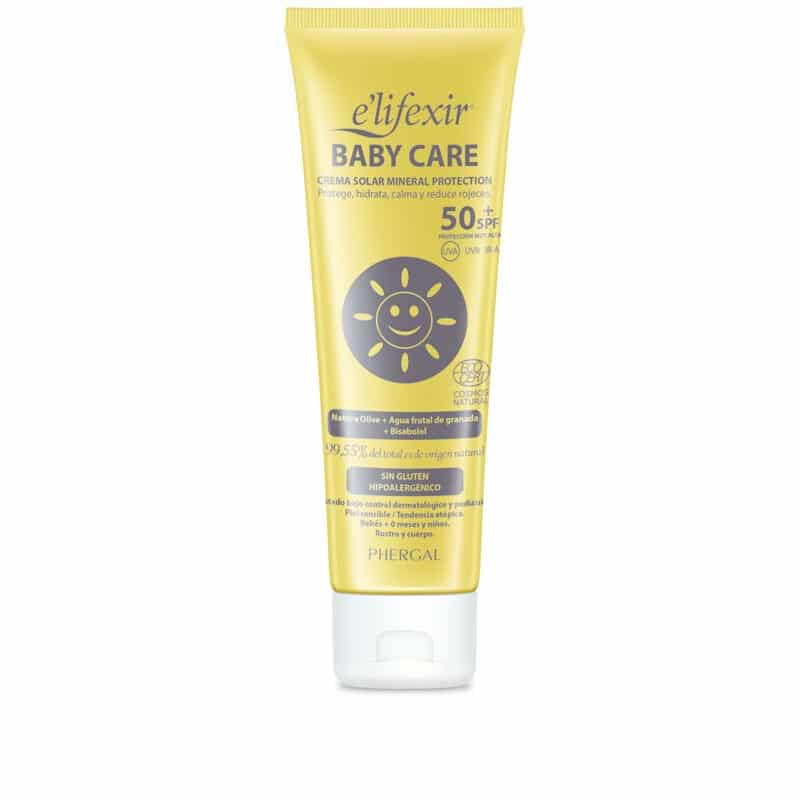 Crema Solar para bebé SPF 50 Elifexir Baby Care
