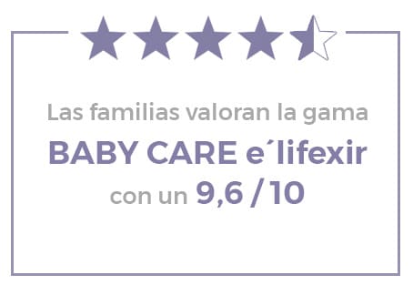 Las familias valoran la gama Baby Care de Elifexir