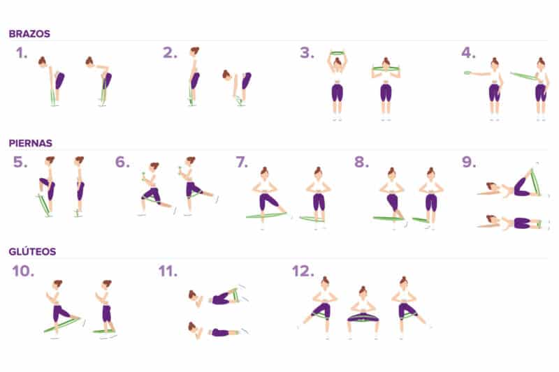 thumbnail image 2 of Vic_space1 Resistance Bands Set – Multicolor Latex Exercise Bands For Fitness, Gym, Pilates 2 of 4