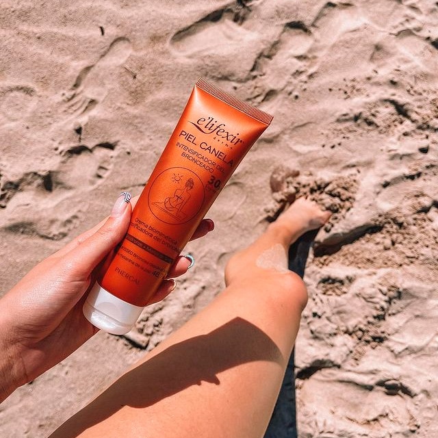 Piel Canela: acelerador del bronceado con spf 30