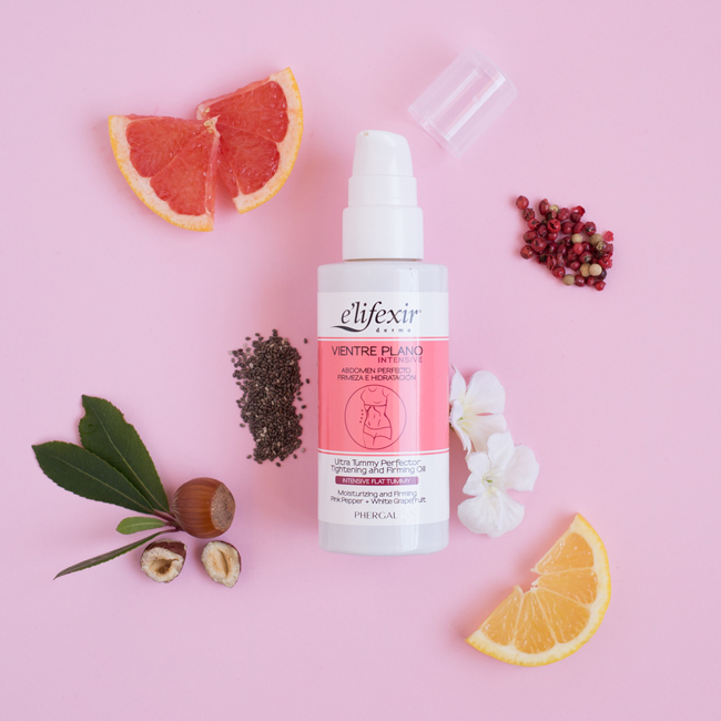 Aceite vientre plano