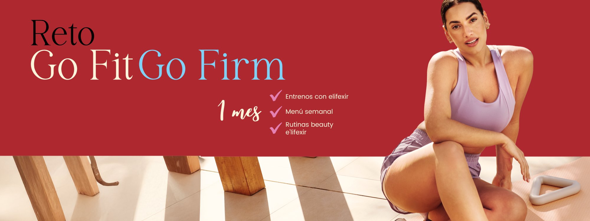 Banner landing reto go fit go firm 2025