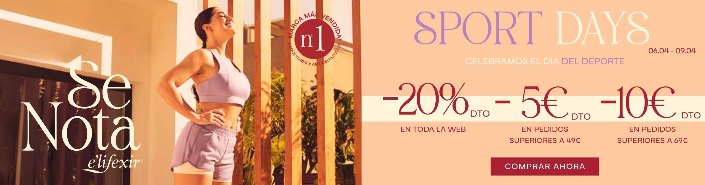 Banner rebajas día del deporte 2026