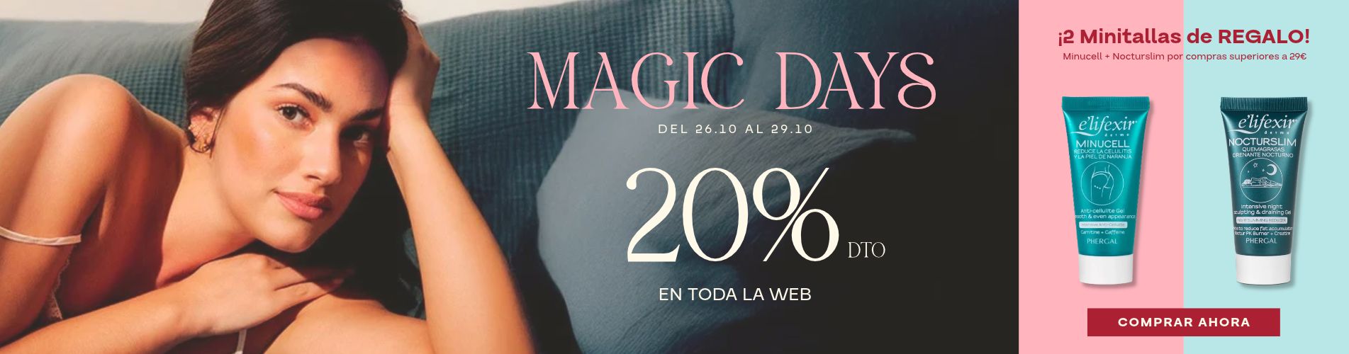banner promoción magic days octubre
